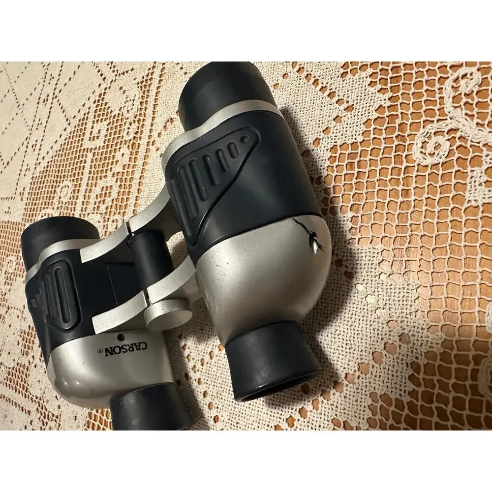 Carson 7x35 Binoculars Wide Angle 420FT/1000YDS Silver Black Sport Optics PARTS
